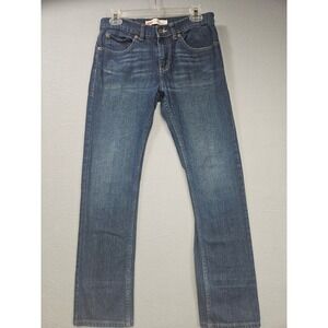 Levis 511 Slim Jeans Dark Wash Denim Size 29x29 Blue Mid Rise 5-Pocket